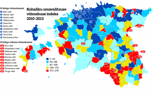 Kohaliku omavalitsuse võimekuse indeks 2010-2013